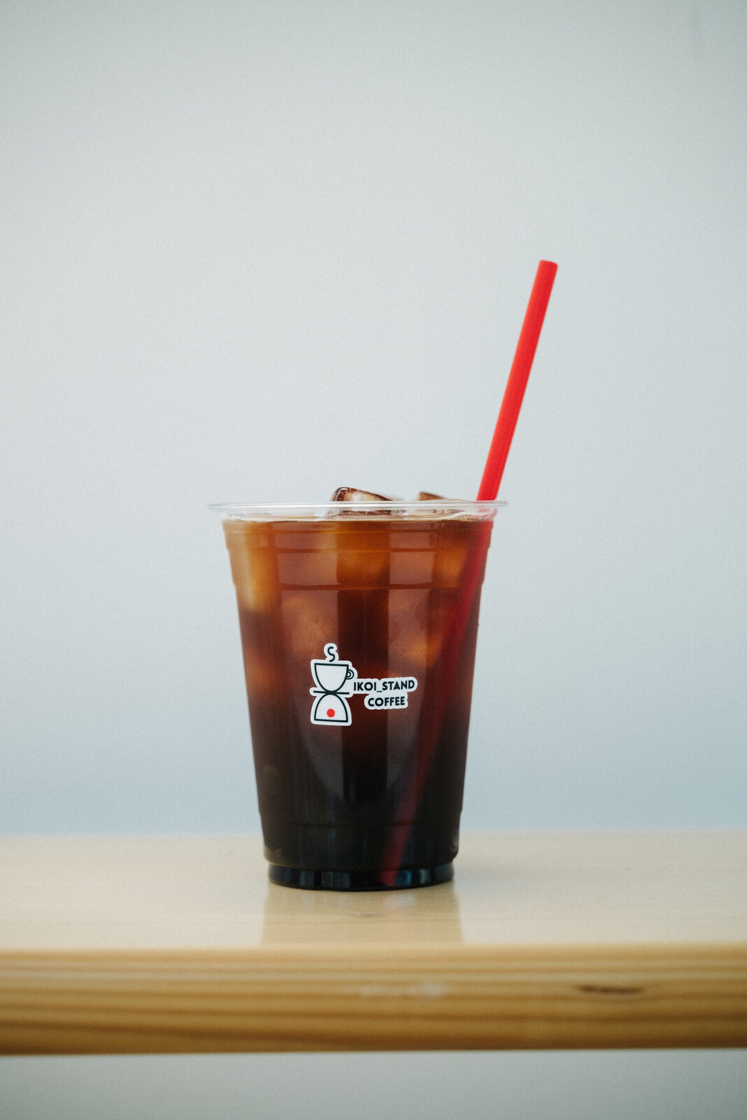 夏にうれしい、いこいスタンドの冷たいアイスコーヒー